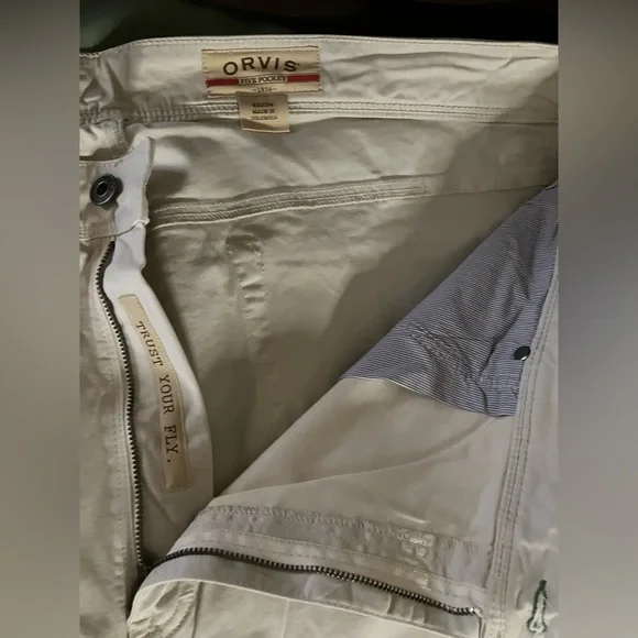 Brand NEW SIZE 42 by 34 Orvis Khaki pants - Picture 8 of 11